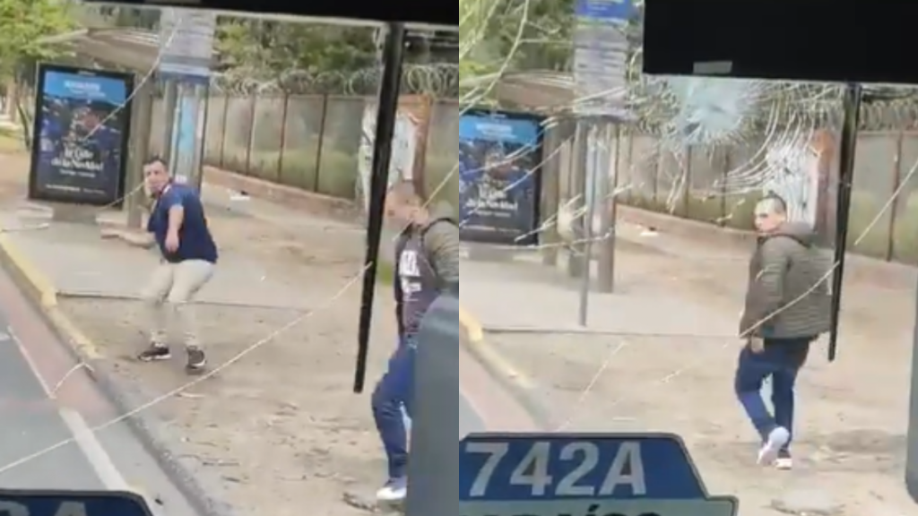 Video Hombres Atacaron Con Piedras A Un Bus Del SITP