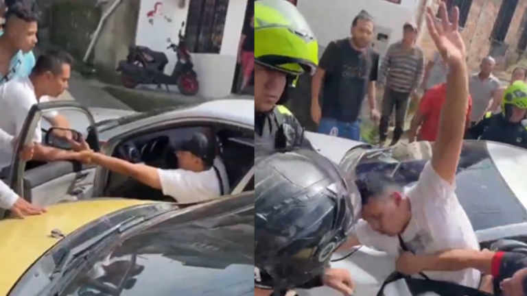 Video conductor borracho causó accidente y luego se intentó volar