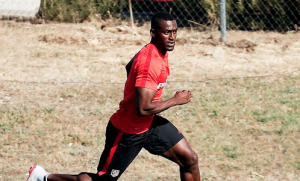 Jackson entrenando con el Atlético