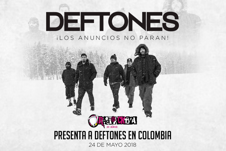 ¡La fuerza y vanguardismo de Deftones regresa a Colombia