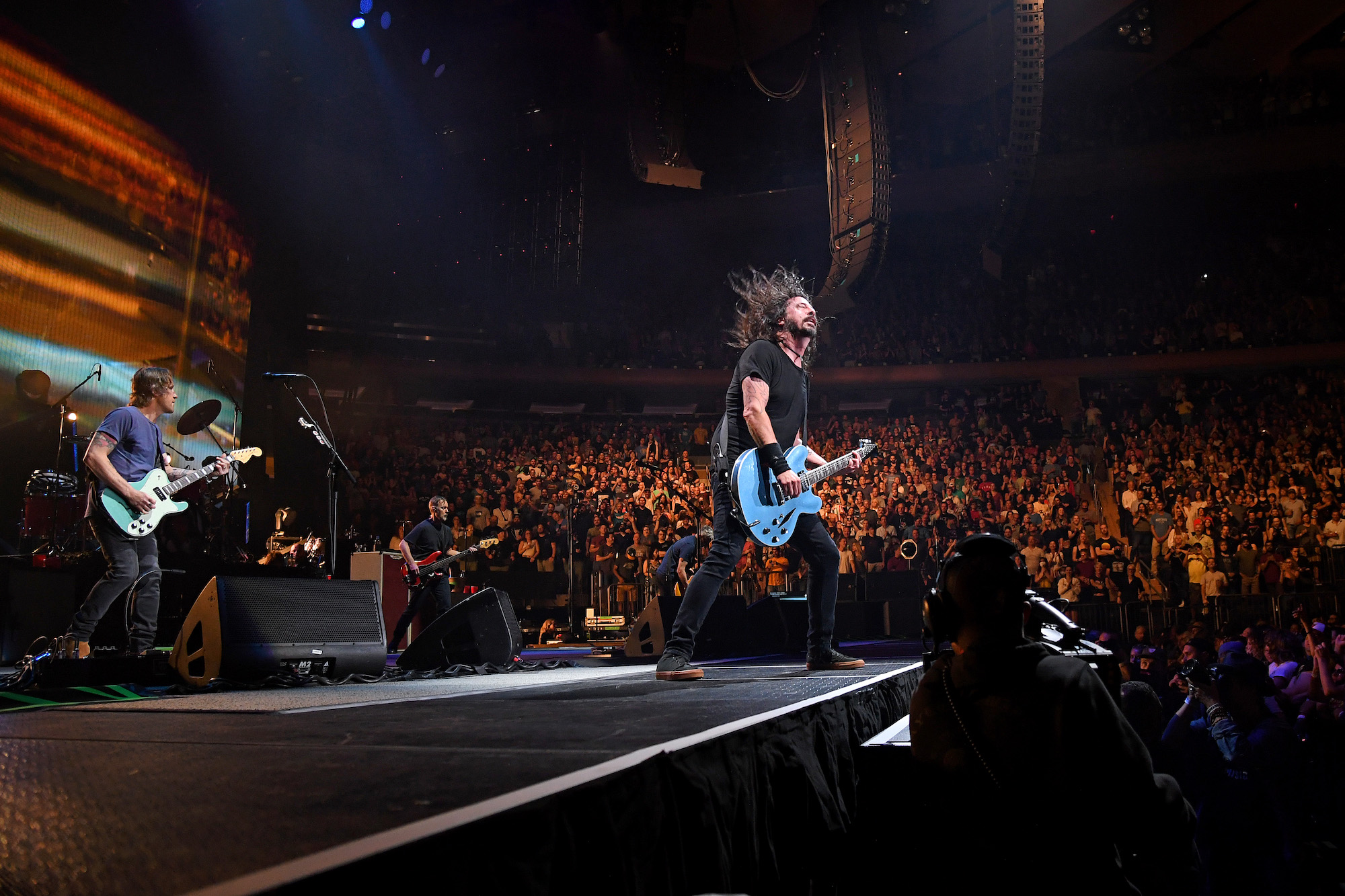 Foo Fighters realizó su primer concierto con público desde que comenzó
