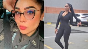 Policía colombiana Karen Ruiz - @karenruizoficial