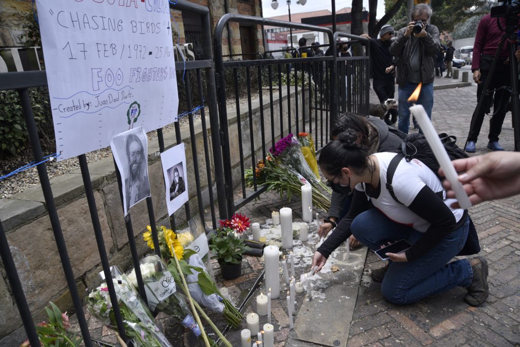 homenaje a Taylor Hawkins en Bogotá