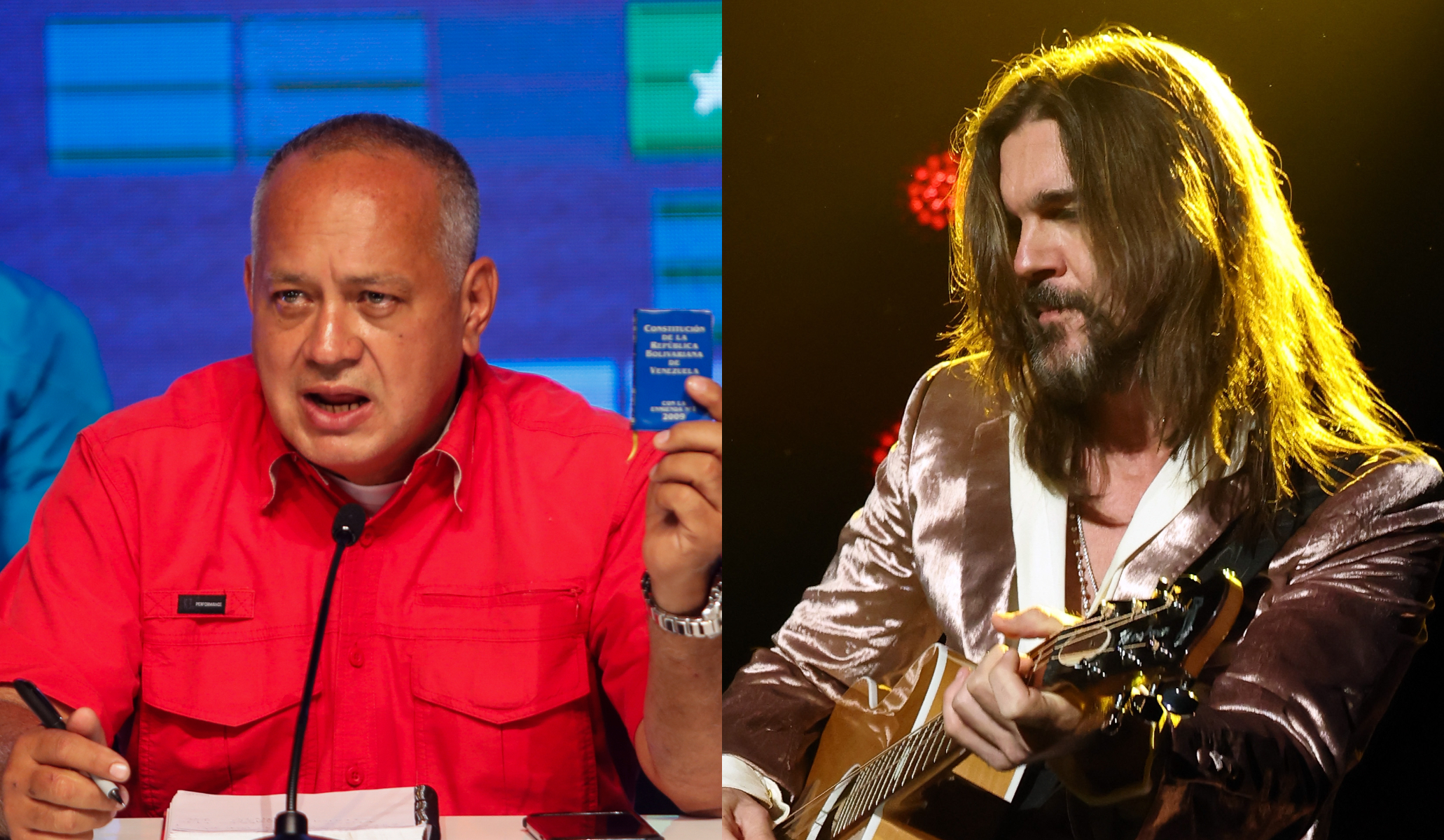 Diosdado Cabello y Juanes