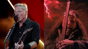 James Hetfield se disfraza de Eddie Munson y nos recuerda al mejor personaje del año