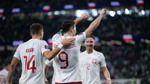 El llanto de Lewandoski al marcar su primer gol en un Mundial