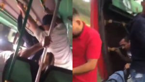 Video: así fue el angustiante momento en que un bus se quedó sin frenos y se volcó