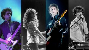 Andres Calamaro, Fito Paez, Gustavo Cerati y Charly Garcia. (Getty Images)