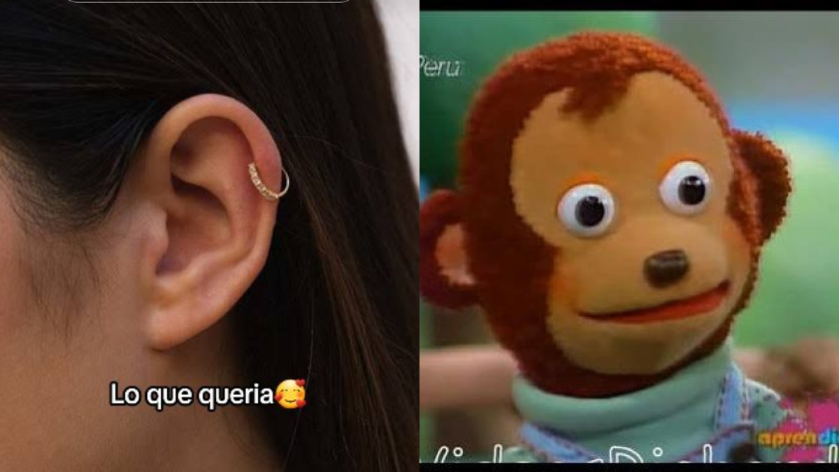 Joven quería un piercing en la oreja y el resultado es preocupante