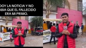 Periodista informó la muerte de un hombre electrocutado y se dio cuenta que era su primo