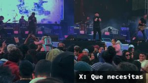 Papá responsable no dejó a su niña sola y se la llevó a concierto para que pogueara