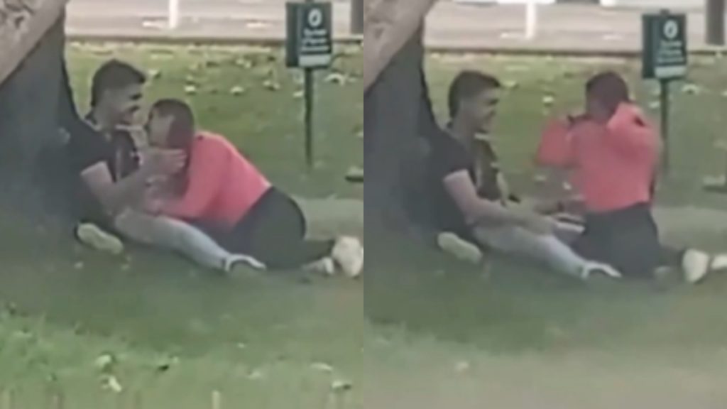 Pareja Tuvo Relaciones En Parque En Bogot Y Les Pegaron Su Boleteada