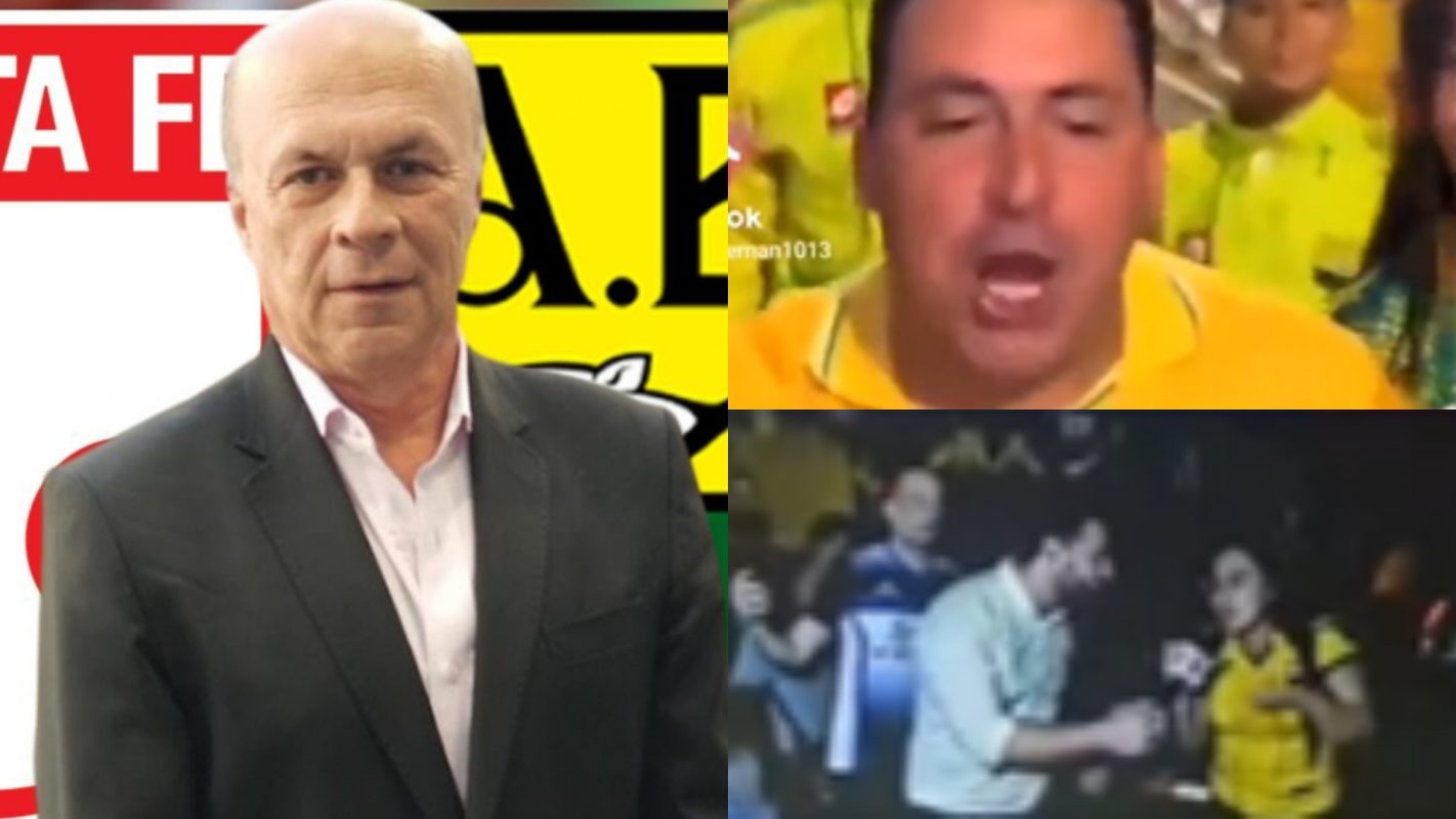 Hinchas del Bucaramanga se sacan la espinita y le mandan saludos a Carlos Antonio Vélez