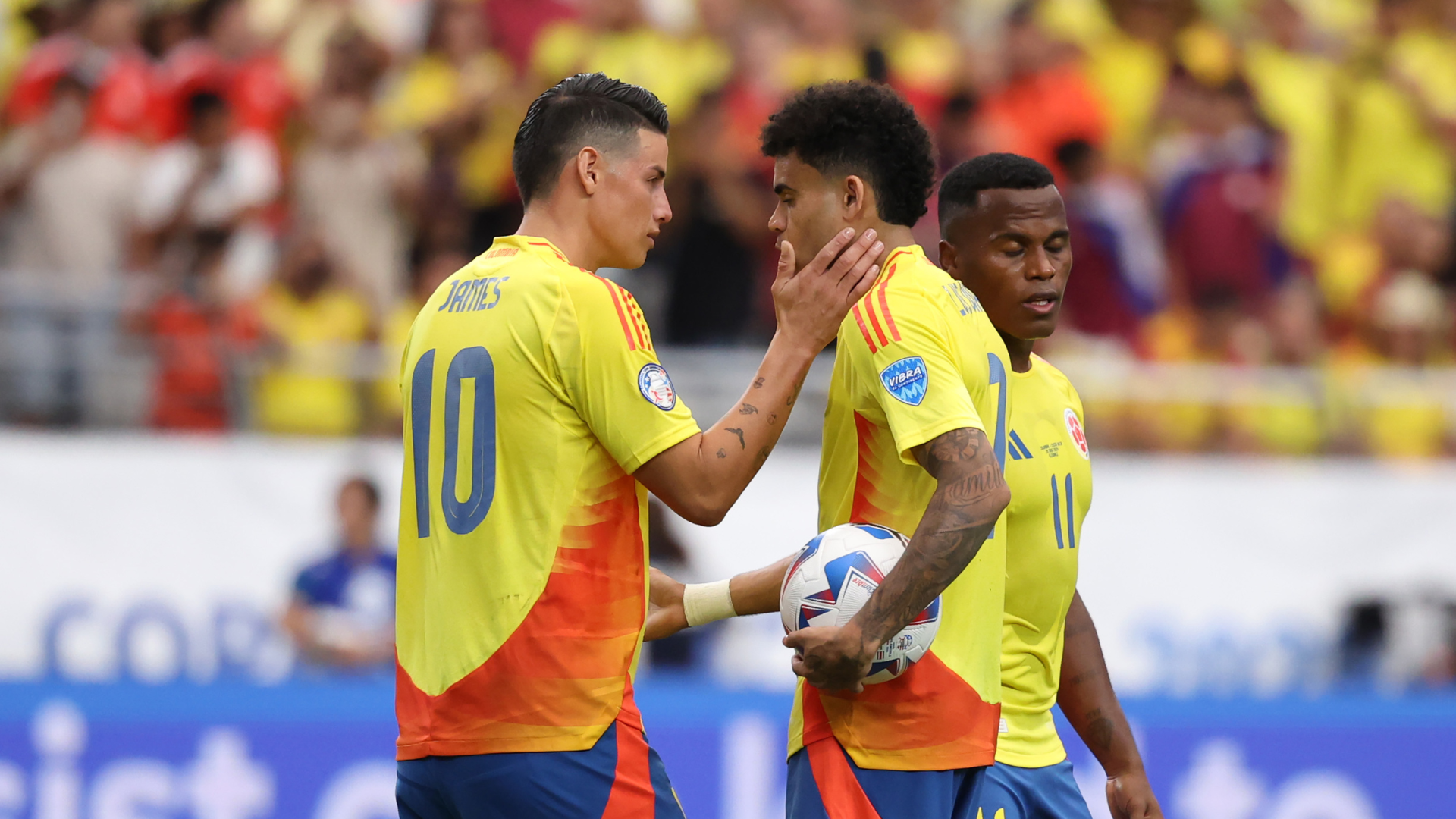 James Rodríguez y Luis Díaz en la Selección Colombia - Getty Images
