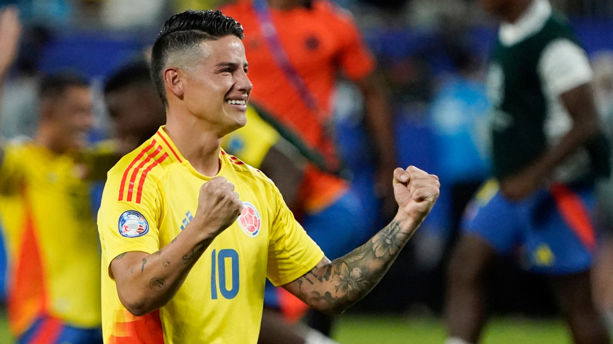 Foto de James Rodríguez en la Copa América