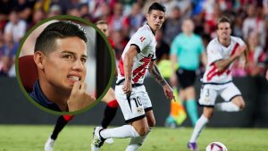 James Rodríguez debutó con el Rayo Vallecano - Getty Images