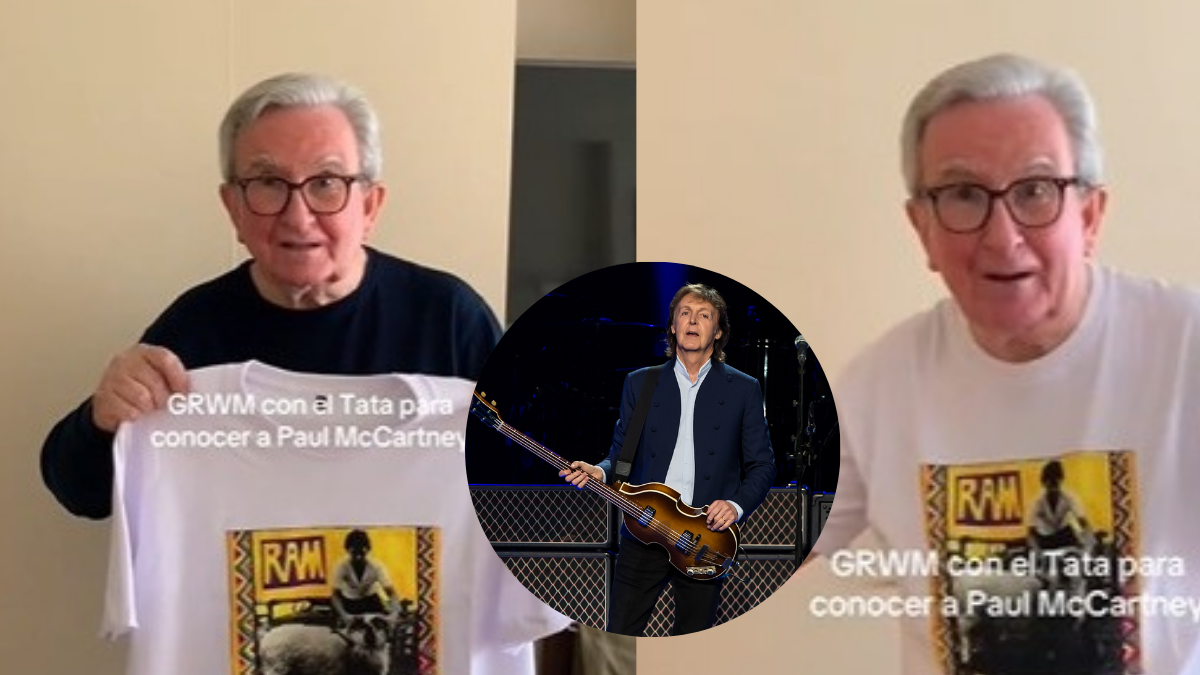 Abuelito desató ternura en redes al mostrar su outfit para conocer en persona a Paul McCartney