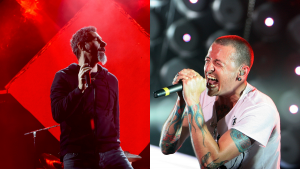 ¿Quién es el rey del Nu Metal?  Serj Tankian y Chester Benington - Getty Images