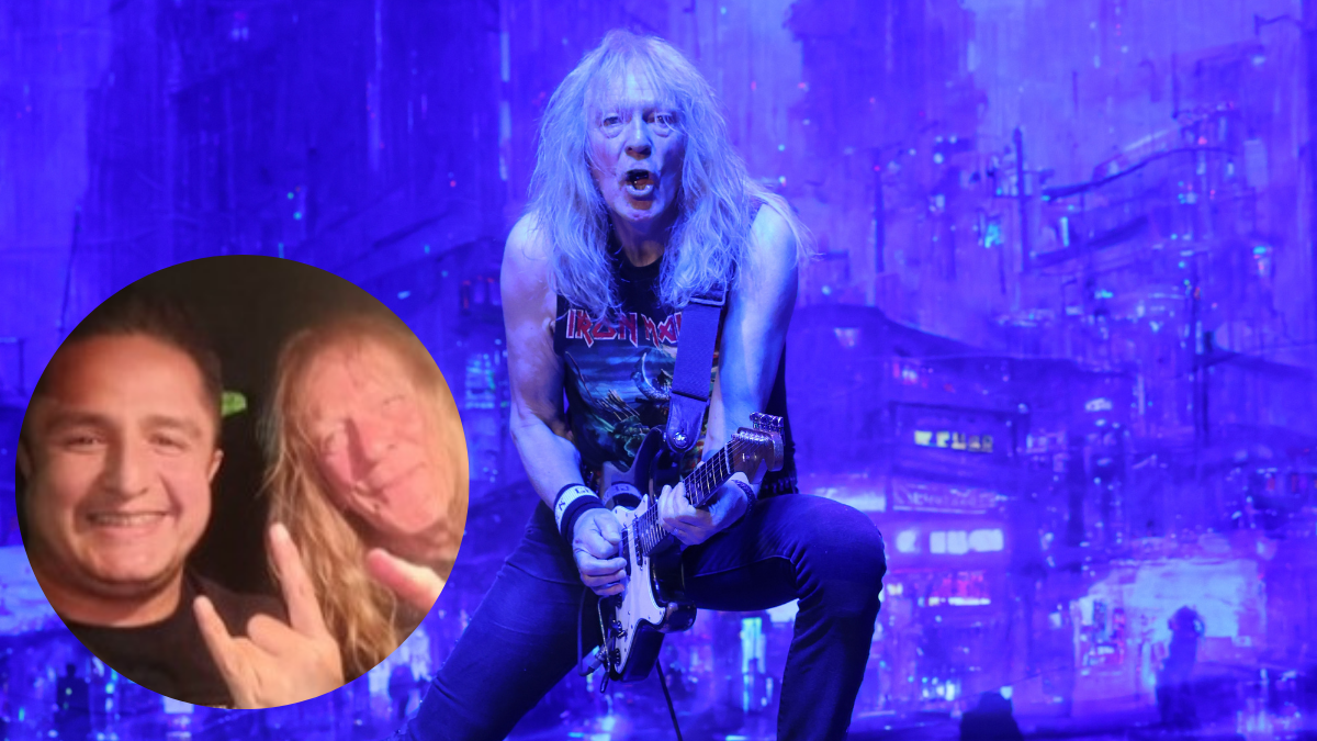 Conductor cumple el sueño de todo metalero; su pasajero fue el guitarrista de Iron Maiden