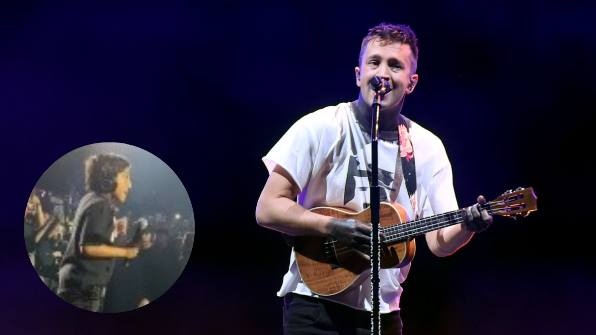 Twenty One Pilots protagonizó tierno momento en Bogotá; pequeño fan cantó 'Ride' con la banda